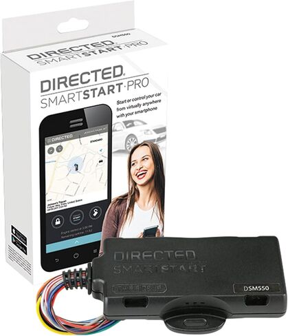 Directed Smartstart(r) DEIDSM550 6.50in. x 3.90in. x 1.45in. Directed SmartStart Pro 4G LTE GPS Module , Black , White in Kuwait