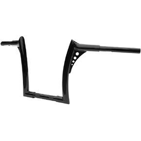 أسود لامع 1.25 بوصة (1 1/4 بوصة) Ape Hangers 12 بوصة مقود مرتفع مناسب لـ Harley Sportster XL 883 1200 Softail FLST FXST in Kuwait