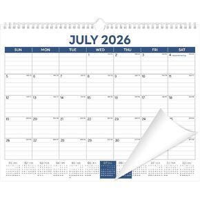 تقويم مكتب 2024-2025 تقويم مكتبي شهري من يناير 2024 إلى يونيو 2025 10 بوصة × 8 بوصة تقويم مكتبي قابل للطي مع ورق سميك قوي مزدوج الأسلاك وكتل كتابة للعام الجديد وعيد الميلاد in Kuwait