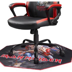 SUBSONIC Iron Maiden - Non-Slip Gamer Floor Mat for Gaming and Office Chair in Kuwait