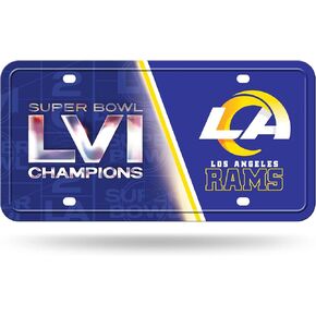 Rico Industries NFL Football Super Bowl Champions Metal Auto Tag 6" x 12" - Great for Truck/Car/SUV in Kuwait