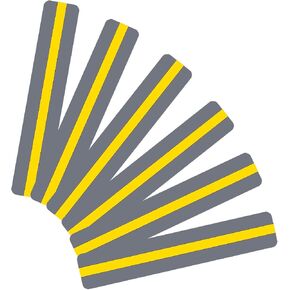 36 Pieces Guided Reading Strips Colored Yellow Overlay Highlight Bookmarks Reading Strips Help with Dyslexia for Crystal Children and Teacher Supply in Kuwait