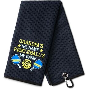 Pickleball Make Retirement Great Again Funny Golf Towel, Embroidered Golf Towels for Golf Bags with Clip, Men's Golf Accessories, Pickleball Gift Birthday Retirement Gift for Dad Golf Fans in Kuwait