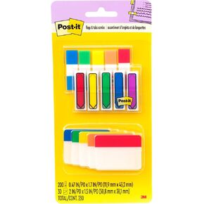 Post-it Flags and Tabs, 200 Flags, 30 Tabs, Assorted Primary Colors (686-XLP) in Kuwait