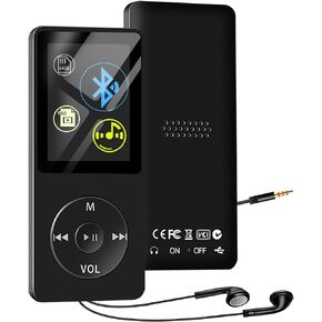 64GB MP3 Player with Bluetooth and HD Speaker, Lightweight Size for Sports in Kuwait