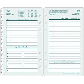 FranklinCovey - Original Planner Refill | Two Pages Per Day - Ring-Bound Planner (Monarch, Jan 2026 - Dec 2026) in Kuwait