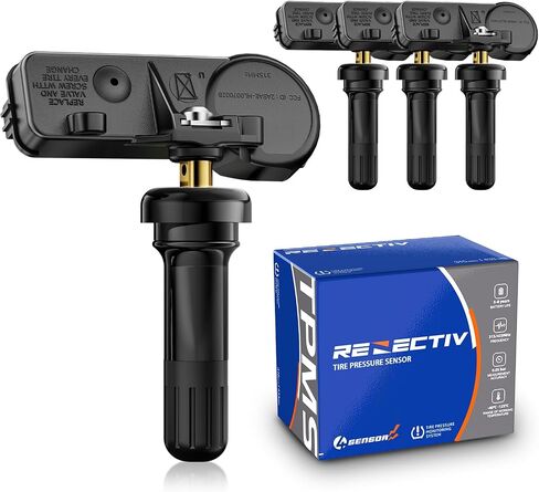 استبدال مستشعر RENECTIV TPMS لسوبارو Crosstrek Forester Impreza Legacy Outback Tribeca، نظام مراقبة ضغط الإطارات 315 ميجاهرتز OE#28103AJ00A,28103SG000,2810-AG01C(4PCS) in Kuwait