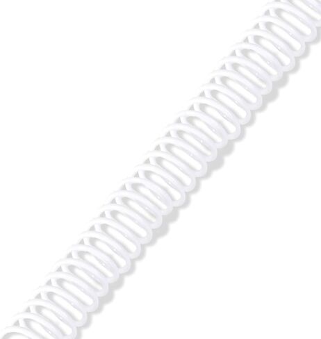 Rayson 19mm Spiral Binding Coil 3/4" White Coil bindings Spines 4:1 Pitch 50/Box, SBR4119-50W in Kuwait