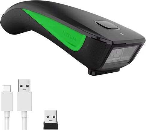 ماسح الباركود NETUM Bluetooth Mini 1D، 3 في 1 محمول تلقائي USB لاسلكي CCD شريطي يدعم المسح الضوئي للشاشة، للكمبيوتر اللوحي iPhone IPad Android Windows Mac Pos - C740 in Kuwait