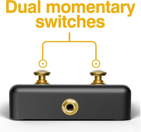 Singular Sound Dual Momentary Footswitch Plus for use with BeatBuddy, Effects Pedals, and Electronic Instruments in Kuwait