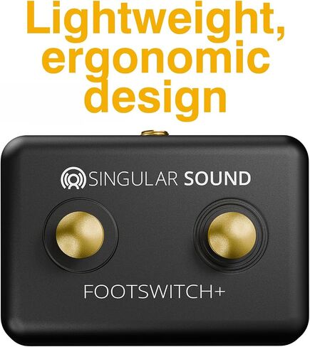Singular Sound Dual Momentary Footswitch Plus for use with BeatBuddy, Effects Pedals, and Electronic Instruments in Kuwait