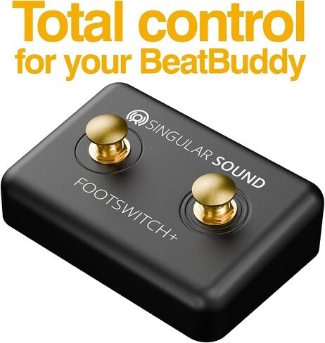 Singular Sound Dual Momentary Footswitch Plus for use with BeatBuddy, Effects Pedals, and Electronic Instruments in Kuwait