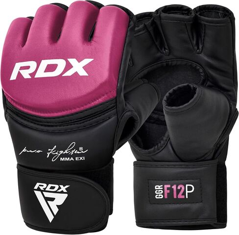 قفازات RDX النسائية MMA للتصارع فنون الدفاع عن النفس كيس اللكم قفص القتال مايا إخفاء القفازات الجلدية للتدريب القتالي in Kuwait