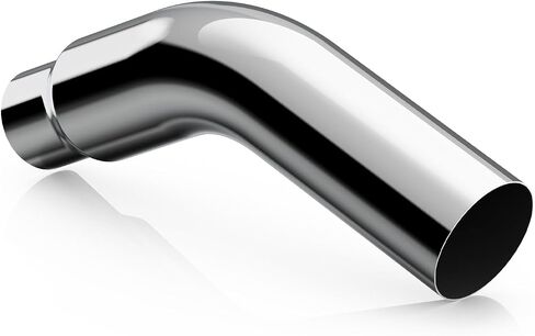A-KARCK Different Trend Exhaust Tip 5.0" Inlet, Chrome Tailpipe Tip with 5.0" Inlet 6.0" Outlet 23" Overall Length, Stainless Steel Structure for High Temperature Resistance in Kuwait