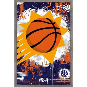 Trends International NBA Phoenix Suns - Maximalist Logo 23 Wall Poster, 34L x 22.4W, Unframed Version in Kuwait