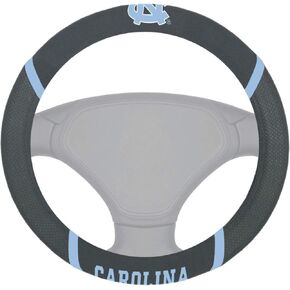 FANMATS 14900 NCAA UNC University of North Carolina - غطاء عجلة القيادة من البوليستر بكعب قطران تشابل هيل، 15 بوصة × 15 بوصة in Kuwait