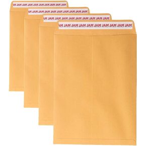 JAM PAPER 12 x 15 1/2 Open End Catalog Commercial Envelopes - Brown Kraft Manila - 25/Pack in Kuwait