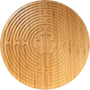 BambooMN Finger Labyrinth for Meditation and Prayer - 6" Diameter - Cretan Style - 1 Piece in Kuwait