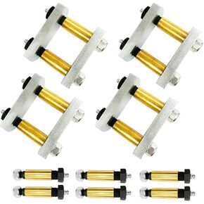 LLANNDER Heavy Duty Shackle Upgrade Kit Trailer Shackle Kit 3.125" Shackles Tandem Axle Replaces UO12-021 in Kuwait