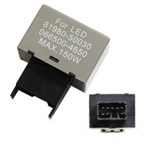 iJDMTOY 8-Pin LM449 81980-50030 066500-4650 Electronic LED Flasher Assy Relay Fix متوافق مع مصابيح Lexus Scion أو Toyota LED لإشارة الانعطاف in Kuwait