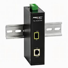 Procet PoE++ Industrial DIN Rail PoE Switch 12~55V DC Input | PoE Media Converter,SFP uplink to PoE++ 60W – 802.3at – 802.3af Fiber Optic to PoE Powered Devices 1000Base-FX to 10/100/1000Base-TX in Kuwait