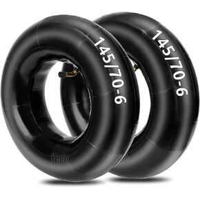 HIAORS 145/70-6 145X70-6 450/530-6 13x5.00-6 Utility Tire Inner Tubes with Bent Angel Valve Stem for Lawn mowers ATV Go Kart Four Wheeler Quad Mini Bike Pack of 2 in Kuwait