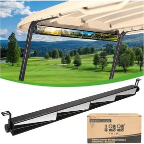 10L0L Universal Golf Cart 4 Panel Mirror for Yamaha EZGO Club Car, Eliminate Blind Spots Rear View Mirror in Kuwait