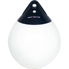 Extreme Max 3006.7327 BoatTector A Series Buoy - 11.5" x 15", White/Blue in Kuwait