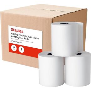 Cash Register and Point of Service Printer Paper 3 Inch X 128 Foot Rolls in Kuwait