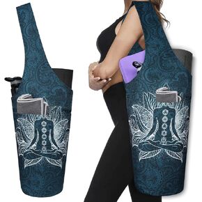 Yoga Mat Bag - Long Tote with Pockets - Holds More Accessories - Fits Most Mats in Kuwait