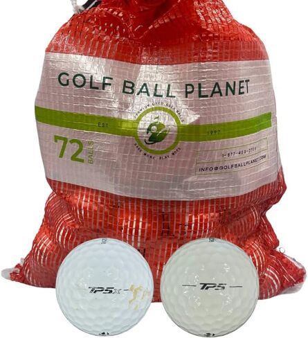 Golf Ball Planet TP5/TP5X 3A/2A Grade Used Golf Balls (72 Piece) in Mesh Onion Bag in Kuwait