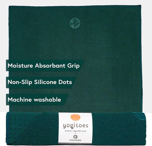 Yogitoes Yoga Hand Towel - Quick Drying Microfiber, Lightweight, Easy for Travel, Use in Hot Yoga, Vinyasa and Power, 16 Inch (40cm) in Kuwait