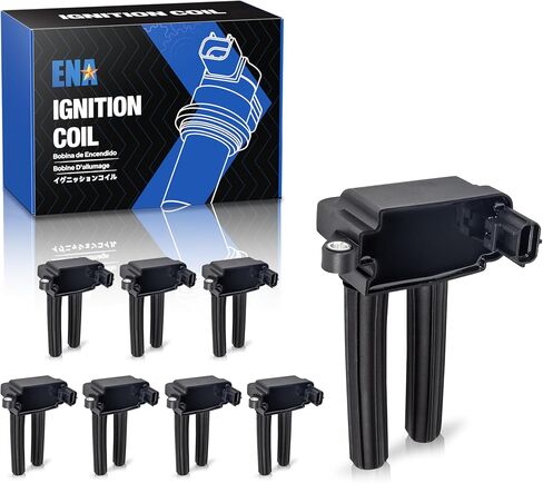 ENA Set of 8 Ignition Coil Pack V8 5.7L 6.1L 6.4L Compatible with Chrysler Dodge Ram Jeep Aspen 300 Challenger Charger Durango Magnum Commander Grand Cherokee 2005-2019 Coils for UF504 C1526 in Kuwait