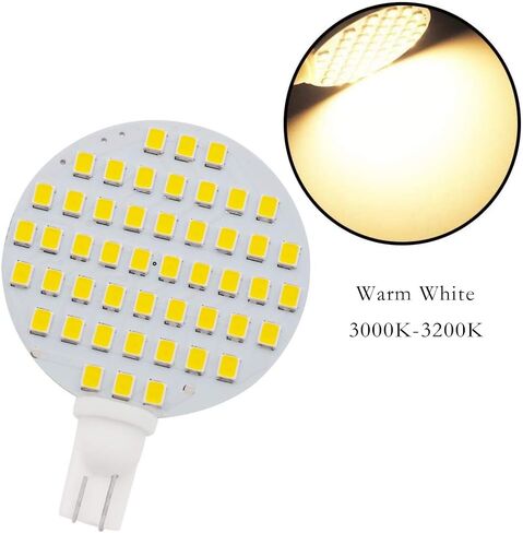 GRV T10 921 194 24-5050 SMD LED لمبة مصباح سوبر مشرق دافئ أبيض AC / DC 12V -24V حزمة من 6 in Kuwait