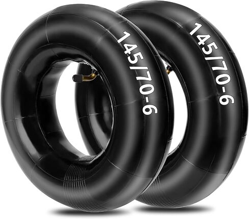 HIAORS 145/70-6 145X70-6 450/530-6 13x5.00-6 Utility Tire Inner Tubes with Bent Angel Valve Stem for Lawn mowers ATV Go Kart Four Wheeler Quad Mini Bike Pack of 2 in Kuwait