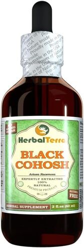 Black Cohosh (Cimicifuga Racemosa) Tincture, Organic Dried Root Liquid Extract 2 oz in Kuwait