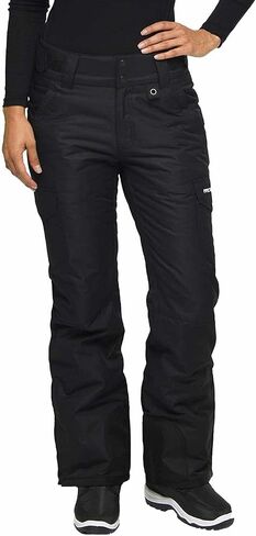 Arctix Women's Snow Sports Insulated Cargo Pants, Black, 3X Short in Kuwait