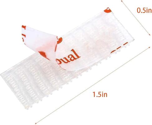 QDiShi EZ Pass/IPass/IZoom Toll Tag Fastlane Mounting Kit - 4 قطع قابلة لإعادة الغلق، قابلة للتقشير واللصق، أشرطة لاصقة مزدوجة القفل in Kuwait