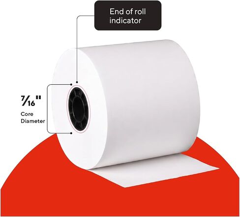 Cash Register and Point of Service Printer Paper 3 Inch X 128 Foot Rolls in Kuwait
