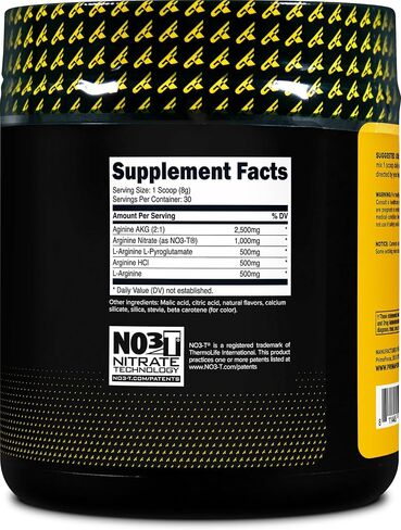 Primaforce L-Arginine Complex Powder (30 Servings Per Bottle | Mixed Berry) Powerful Protein Building Supplement for Maximum Gains in Kuwait