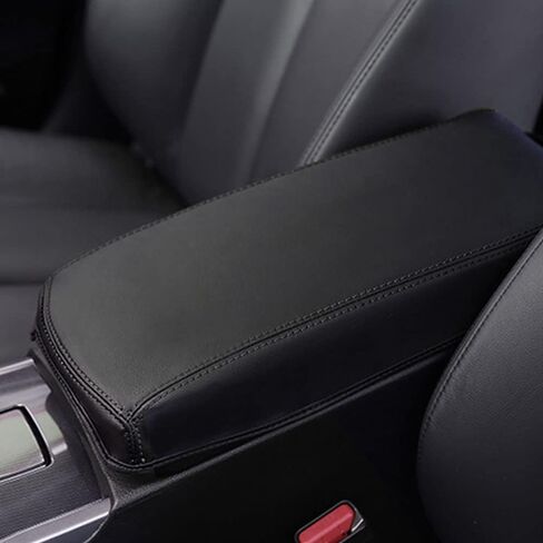 غطاء حماية لمسند ذراع السيارة من XITER، قطعة واحدة من وسادة جلدية لوحدة التحكم المركزية تناسب Nissan Altima 2019-2024، ملحقات داخلية لصندوق مسند ذراع وحدة التحكم المركزية (ألياف الكربون) in Kuwait