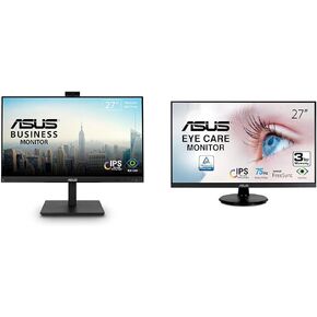 ASUS 27" 1080P Video Conference & Monitor Bundle - 2MP Webcam, Mic Array, Speakers, IPS Panel, Flicker Free in Kuwait