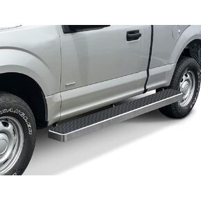 APS Running Boards 6-inch Black Compatible with Ford F150 2015-2024 Regular Cab & F-250 F-350 Super Duty 2017-2024 Stainless Steel (Nerf Bars Side Steps Side Bars) in Kuwait