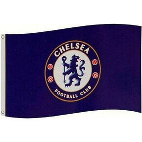 Chelsea FC Flag CC - Approx. 3' x 5' Large Team Crest in Kuwait