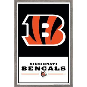 Trends International NFL Cincinnati Bengals - ملصق حائط بشعار 21، 22.37 بوصة × 34.00 بوصة، نسخة غير مؤطرة in Kuwait