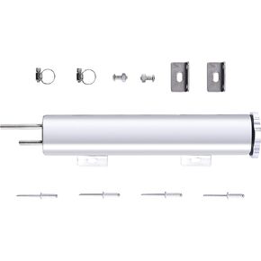 2 x 10 Inches Universal Radiator Coolant Overflow Puke Tank Bottle Catch Can Polished Stainless Steel with Twist Cap 14 Ounces in Kuwait