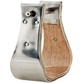 HILASON 3in Metal Bound Wood Bell Stirrups 3IN in Kuwait