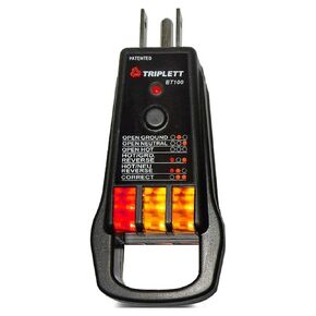 جهاز اختبار المنفذ/الوعاء من Triplett ET100 GFCI مع 5 مؤشرات مرئية in Kuwait