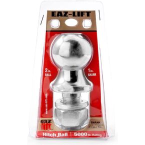 كرة ربط Eaz-Lift 48226 مقاس 2 بوصة مع ساق 1 1/4 بوصة - فولاذ شديد التحمل مطلي بالكروم بوزن 8000 رطل in Kuwait