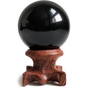 Black Obsidian Crystal Balls for Fengshui, Meditation, Crystal Healing, Divination, Home Decoration, Black Magic Crystal Sphere in Kuwait